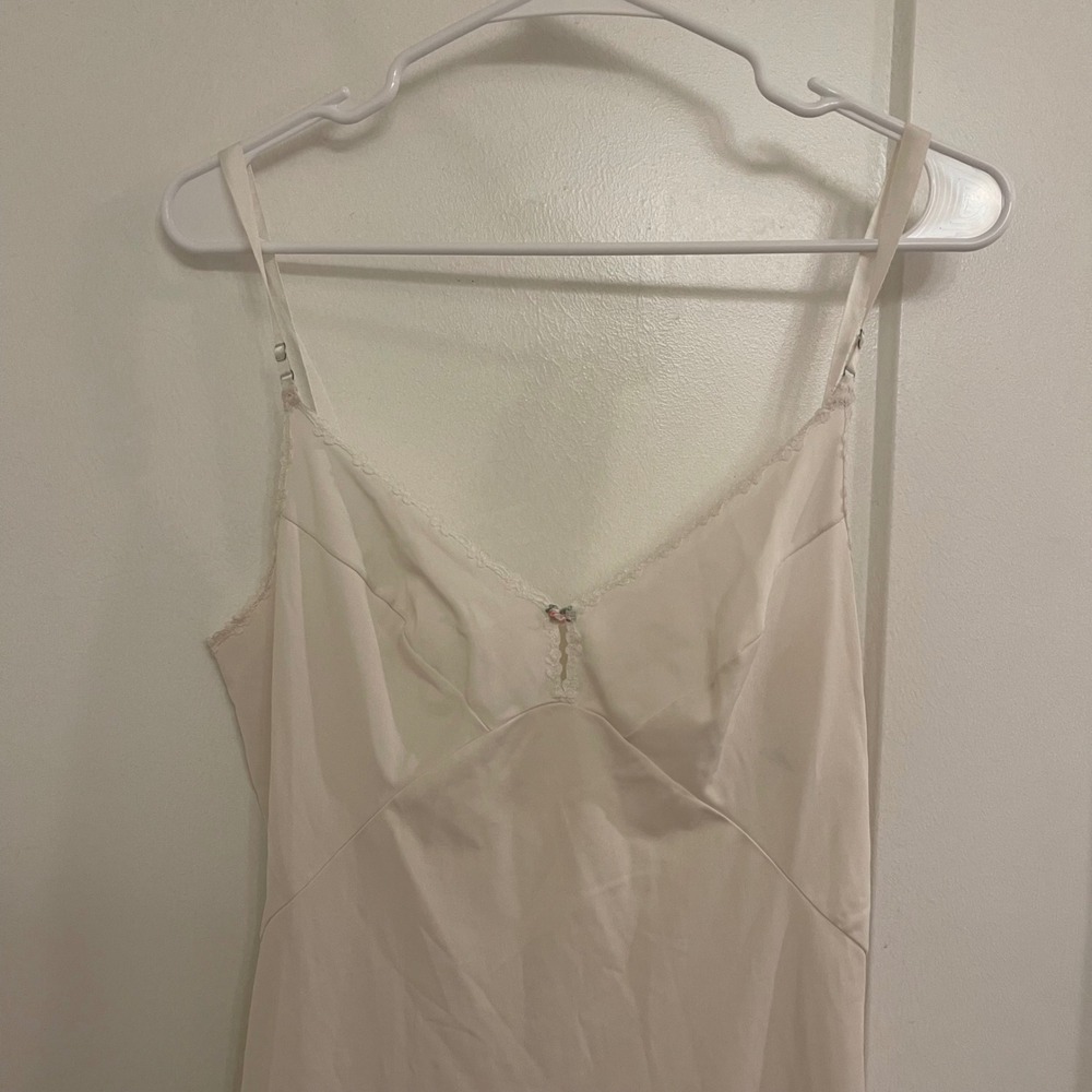 Vintage Olga Nightgown Dress Coquette Cottagecore Romantic GrandmaCore